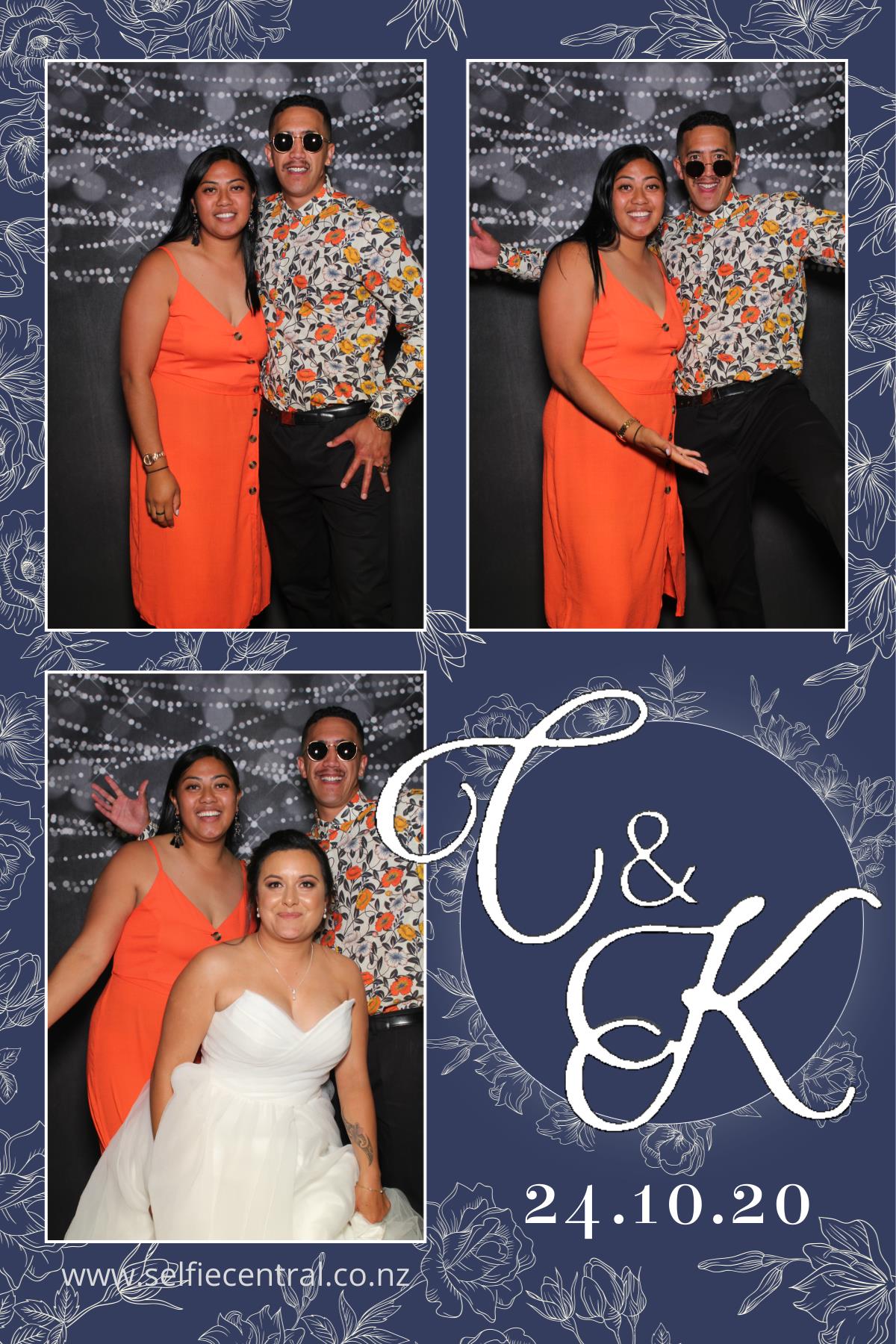 Christopher & Kataraina's wedding | View more photos from the event at gallery.photobooth.co.nz/u/SelfieCentral/Christopher-Katarainas-wedding